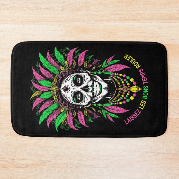Item preview, Mardi Gras Voodoo Priestess Laissez Les Bons Temps Rouler designed and sold by GrandeDuc.