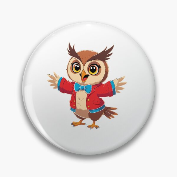 Item preview, OWL Jolson Design - Cartoon Singing Owl designed and sold by DesginsDone.