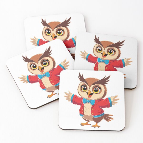 Item preview, OWL Jolson Design - Cartoon Singing Owl designed and sold by DesginsDone.