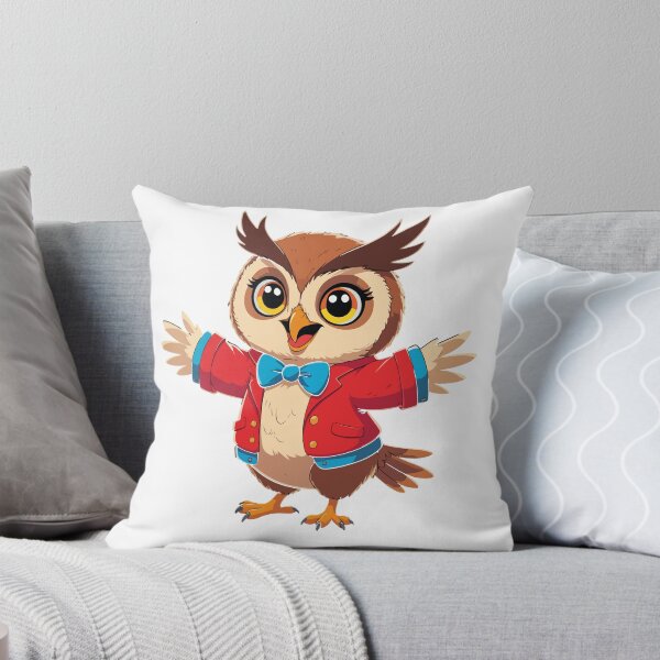 Item preview, OWL Jolson Design - Cartoon Singing Owl designed and sold by DesginsDone.