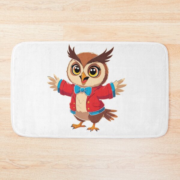 Item preview, OWL Jolson Design - Cartoon Singing Owl designed and sold by DesginsDone.