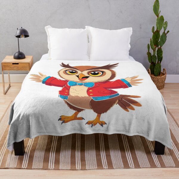 Item preview, OWL Jolson Design - Cartoon Singing Owl designed and sold by DesginsDone.