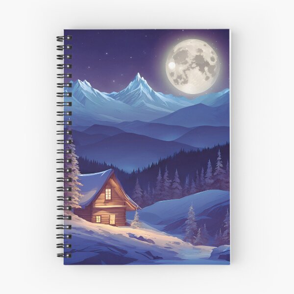 Artikelvorschau, Winternacht am Berg entworfen und verkauft von Cedex.