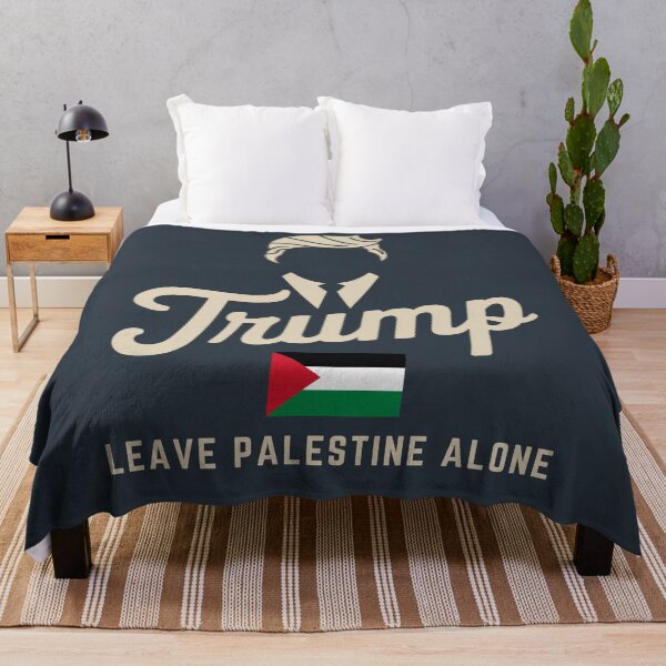 Item preview, Trump Leave Palestine Alone Political Statement Apparel Support Peace designed and sold by Anniko Art Studio.