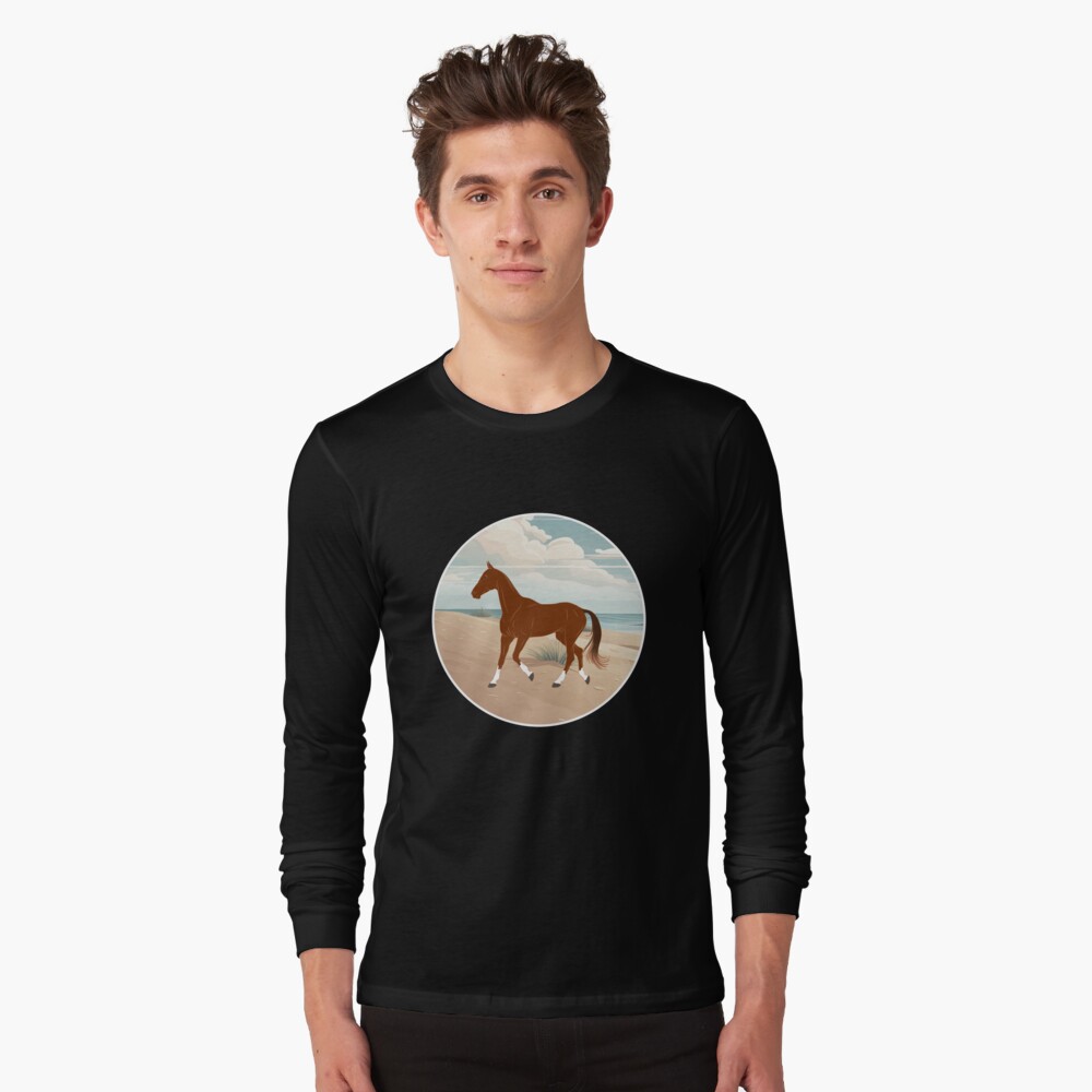 Aperçu de l'œuvre T-shirt manches longues créée et vendue par WebEquitation.