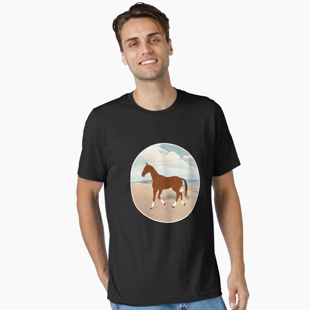 Aperçu de l'œuvre T-shirt essentiel créée et vendue par WebEquitation.