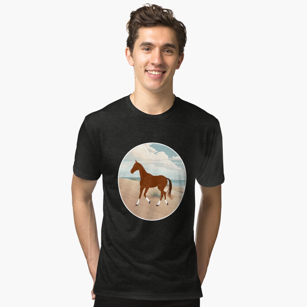 Aperçu de l'œuvre T-shirt chiné créée et vendue par WebEquitation.