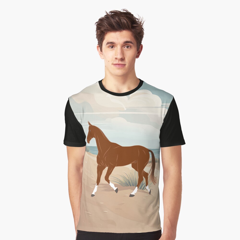 Aperçu de l'œuvre T-shirt graphique créée et vendue par WebEquitation.