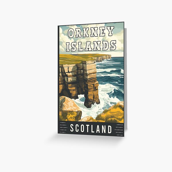 Item preview, Experience Stunning Seascape Orkney Islands in Scotland - Travel Art designed and sold by turtlestart.