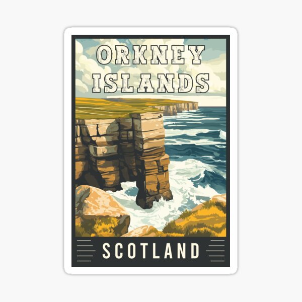 Item preview, Experience Stunning Seascape Orkney Islands in Scotland - Travel Art designed and sold by turtlestart.