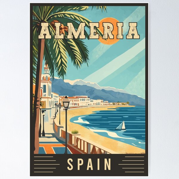 Item preview, Experience Mediterranean Beauty Almeria in Spain Travel Art - Travel Art designed and sold by turtlestart.