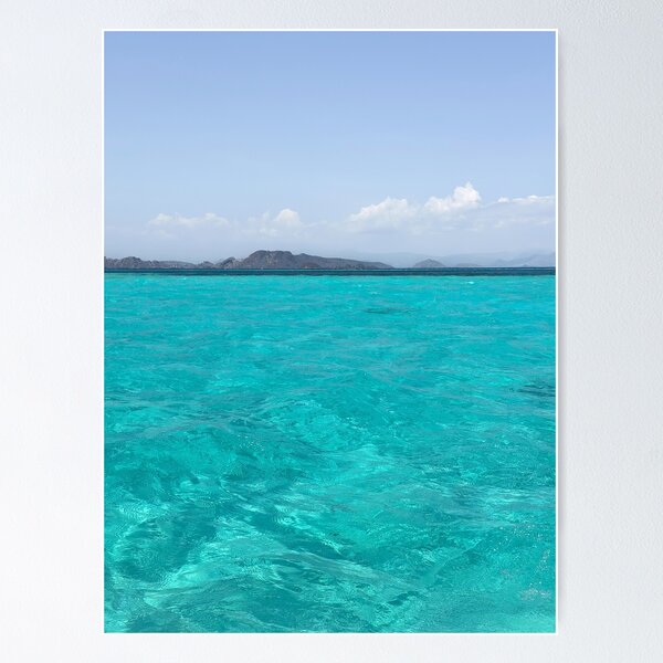 Komodo Island Photography with Clear Blue Waters Poster