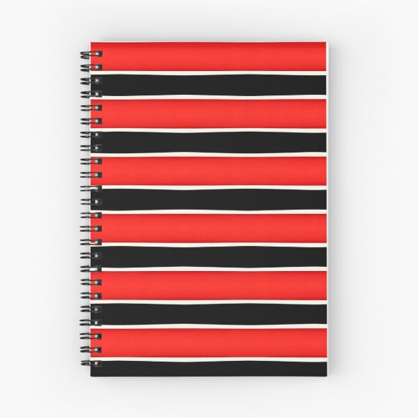 Item preview, Bold Minimalist Stripes – Red & Black Pattern designed and sold by SparkyBamBam.