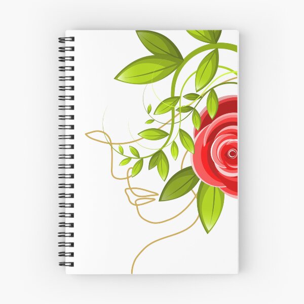 Item preview, Red rose feminine art decorative illustration  designed and sold by Paramita Sen.