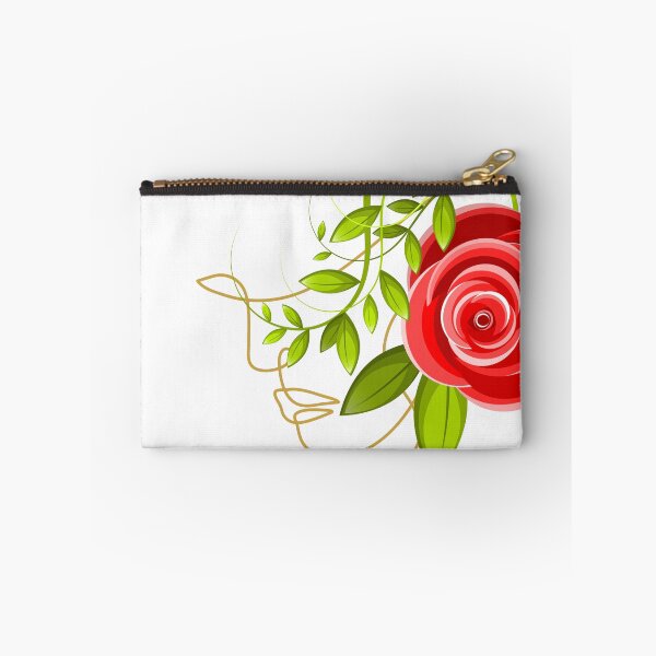 Item preview, Red rose feminine art decorative illustration  designed and sold by Paramita Sen.