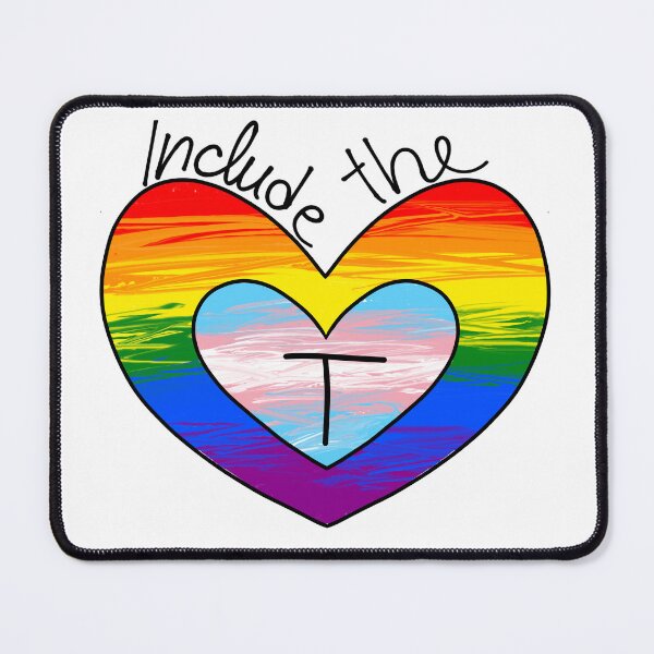 Vista previa del artículo con la obra «Incluye la T - LGBTQ+», diseñado y vendido por Nyles-22.