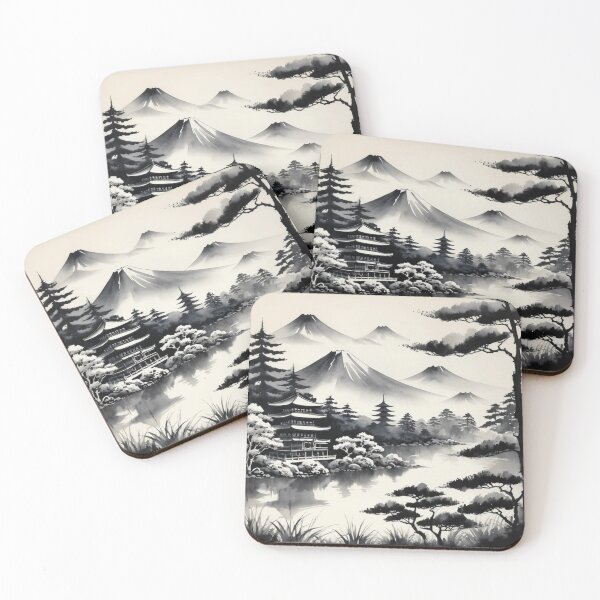 Item preview, Sumi-E Modern Flow designed and sold by 0penvimark.