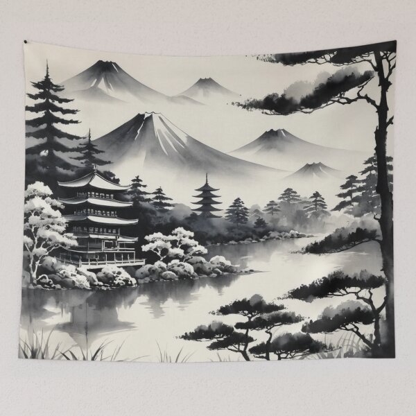 Item preview, Sumi-E Modern Flow designed and sold by 0penvimark.