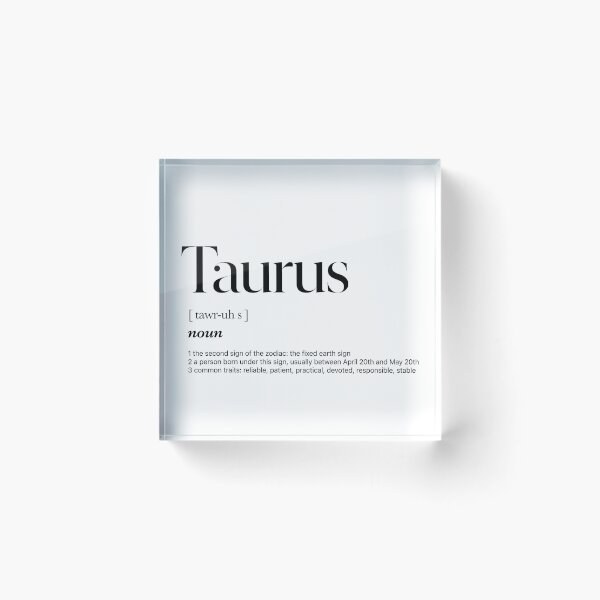 Item preview, Zodiac sign definition for Taurus designed and sold by Denny-Danny.