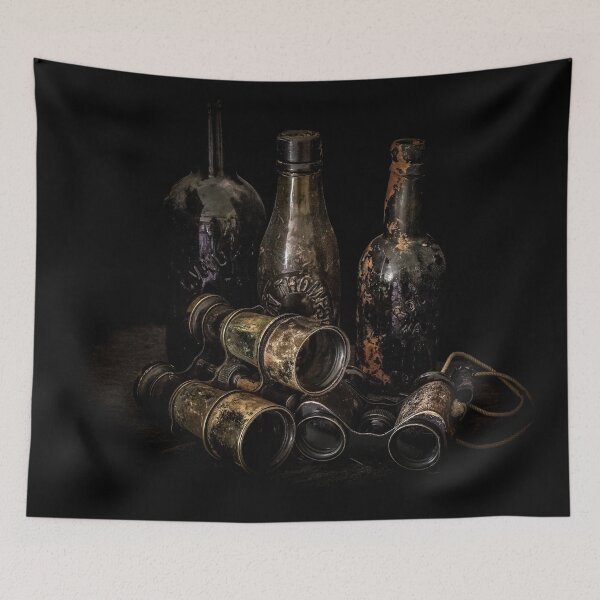 Item preview, Three Vintage Beer Bottles And Two Pairs Of Antique Binoculars designed and sold by axp7884.