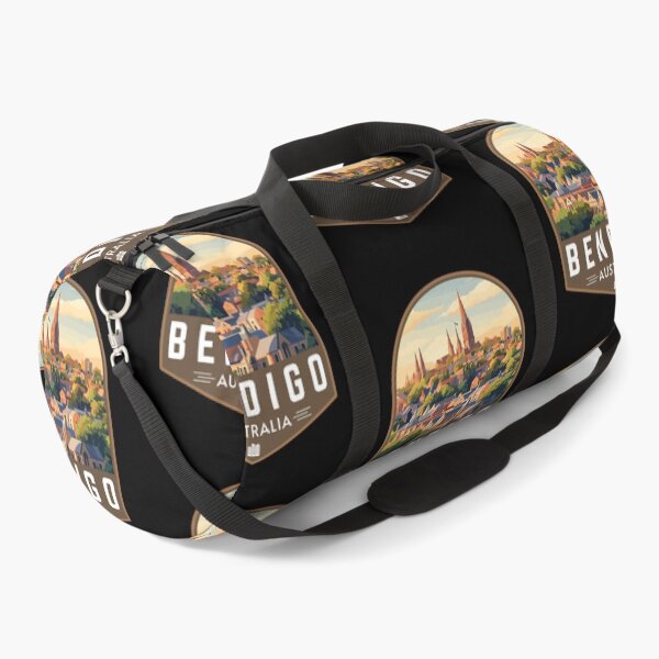 Item preview, Retro Bendigo in Victoria Australia Art Travel Badge designed and sold by MaateoDesign.