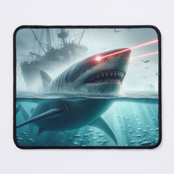 Item preview, Shark with laser beams designed and sold by IssysOasis.