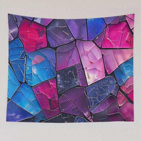Item preview, Galactic Stained Glass – Cosmic Shattered Mosaic designed and sold by Zuriel Hargrove.