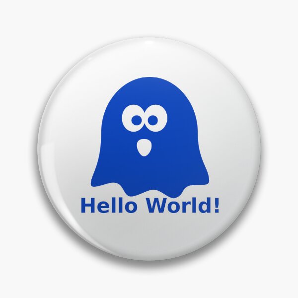 Item preview, Hello World hello ghost simple but attractive design designed and sold by Dezien.