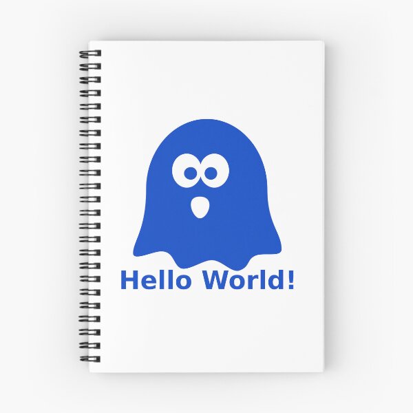 Item preview, Hello World hello ghost simple but attractive design designed and sold by Dezien.