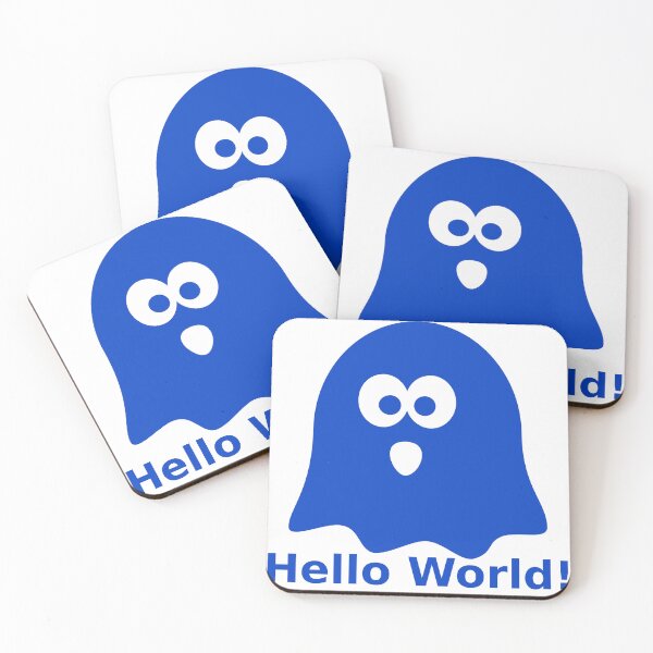 Item preview, Hello World hello ghost simple but attractive design designed and sold by Dezien.
