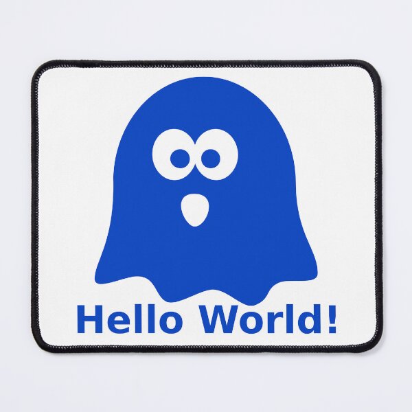 Item preview, Hello World hello ghost simple but attractive design designed and sold by Dezien.
