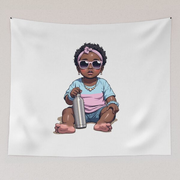 Item preview, Baby Girl in VSCO GIRL fashion 2 designed and sold by FortuneWildCat.