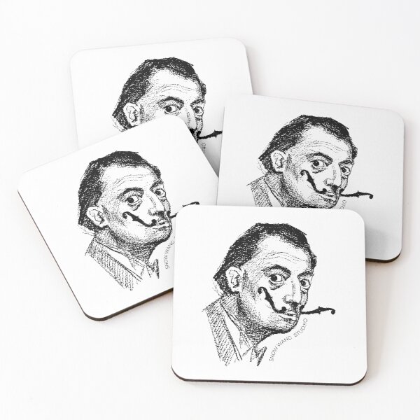 Item preview, Salvador Dali Portrait Violin F Hole  designed and sold by Snow-W-Studio.