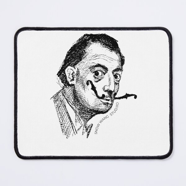 Item preview, Salvador Dali Portrait Violin F Hole  designed and sold by Snow-W-Studio.