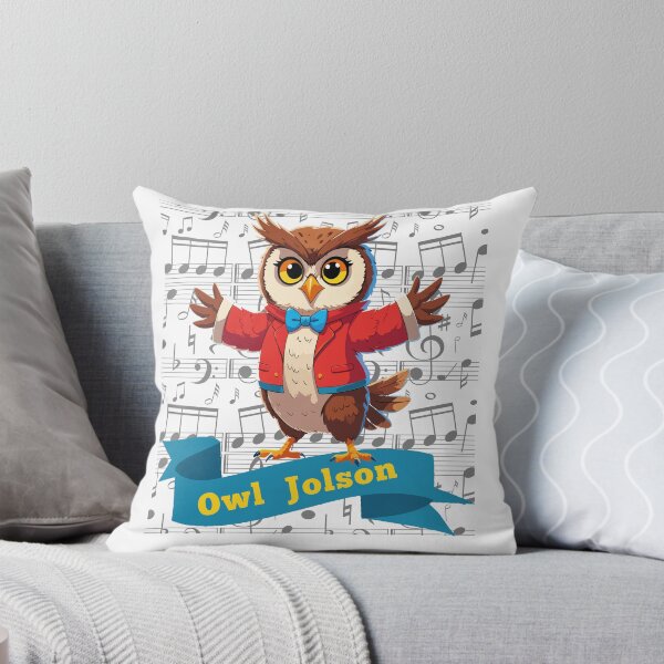 Item preview, OWL Jolson Conductor - Cartoon Musical Owl designed and sold by DesginsDone.