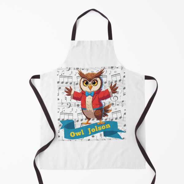 Item preview, OWL Jolson Conductor - Cartoon Musical Owl designed and sold by DesginsDone.