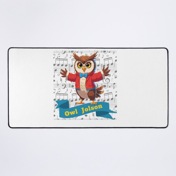 Item preview, OWL Jolson Conductor - Cartoon Musical Owl designed and sold by DesginsDone.