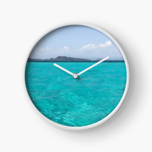 Komodo Island Photography with Clear Blue Waters Clock
