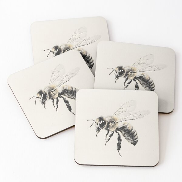 Item preview, Realistic Bee pencil drawing designed and sold by Pencil-Art.