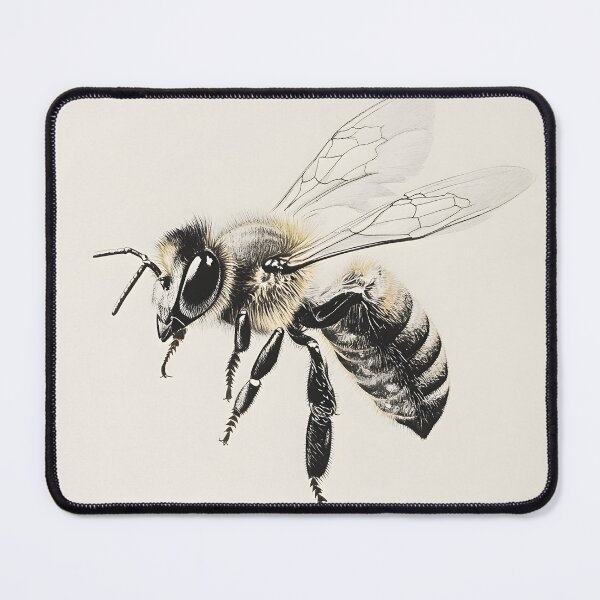 Item preview, Realistic Bee pencil drawing designed and sold by Pencil-Art.