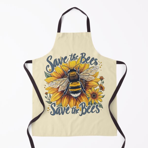 Item preview, Bee sunflowers and quote save the bee, motivational, ways to help the earth,save planet designed and sold by Collagedream.