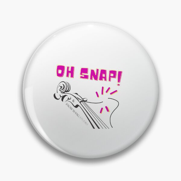 Item preview, Oh Snap, violin string snap, violin string break, violin digital art designed and sold by Snow-W-Studio.