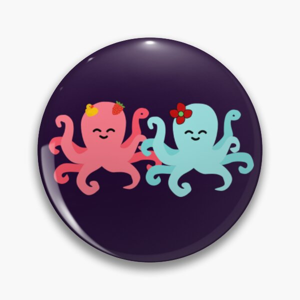 Artikelvorschau, Paisley und Eve Octopi zusammen kein Hintergrund entworfen und verkauft von GooglyEyes-.