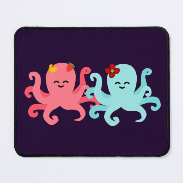Item preview, Paisley and Eve Octopi together no background designed and sold by GooglyEyes-.