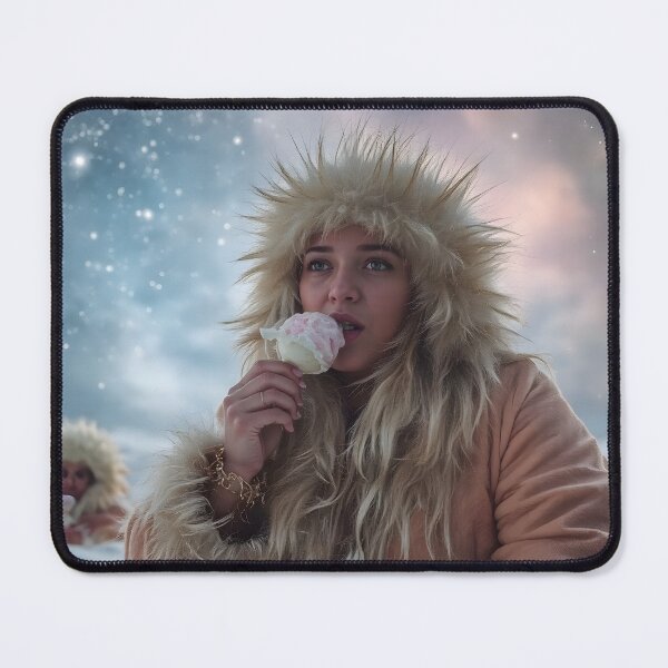 Item preview, An Eskimo woman is eating ice cream designed and sold by szbotond.