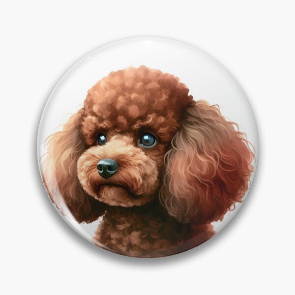 Item preview, Cute Brown Poodle Puppy with Bright Eyes designed and sold by adriana-holmes.