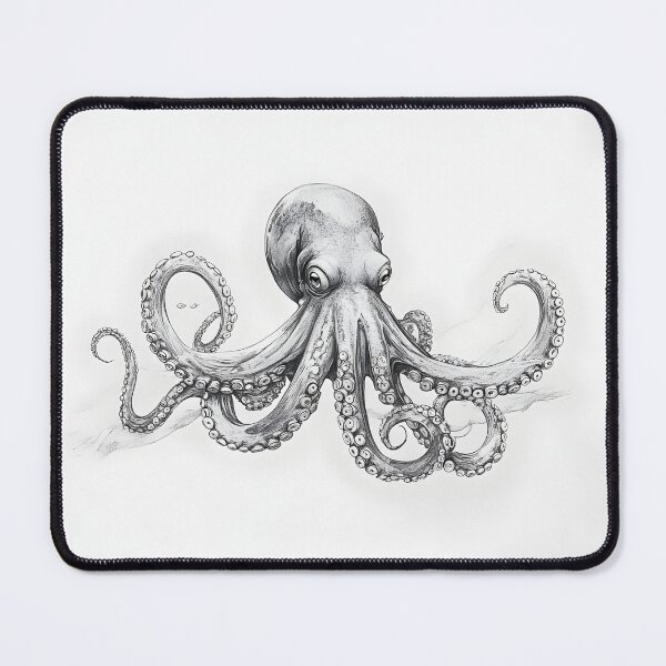 Item preview, Realistic Octopus pencil drawing designed and sold by Pencil-Art.