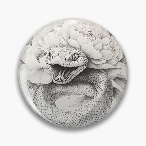 Item preview, Realistic Snake drawing designed and sold by Pencil-Art.