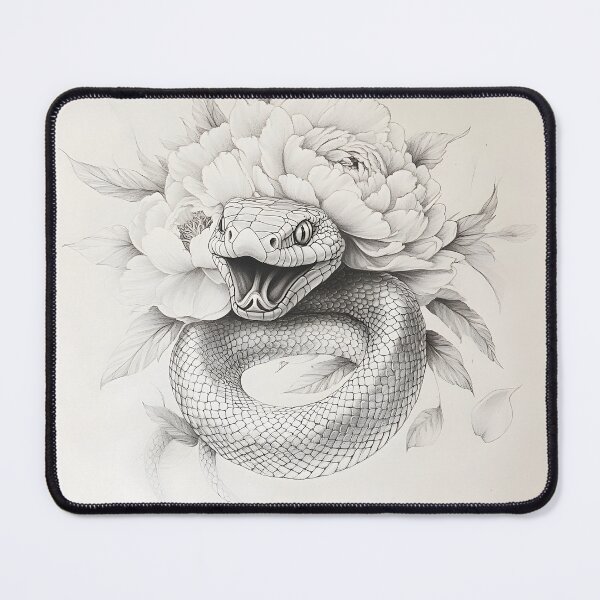 Item preview, Realistic Snake drawing designed and sold by Pencil-Art.