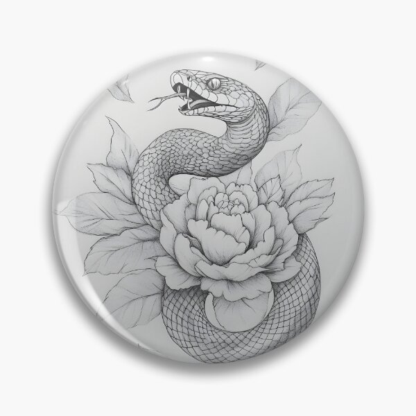 Item preview, Realistic Snake drawing designed and sold by Pencil-Art.